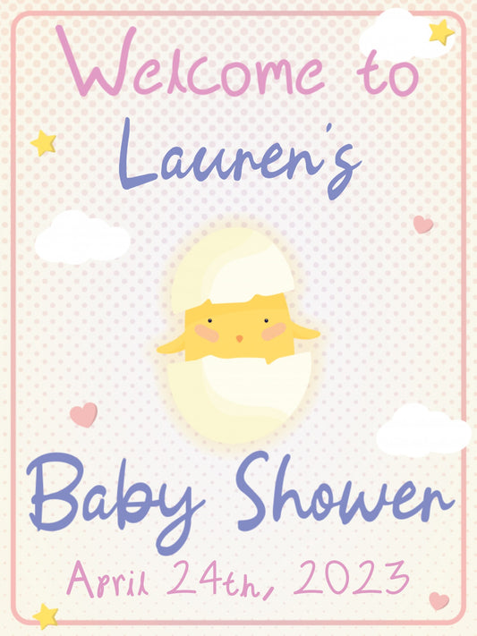 A Baby is On the Way (18"x24")