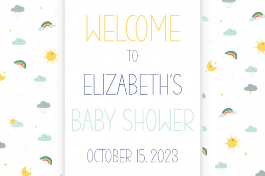 Welcome to our Baby Shower (24"x36")