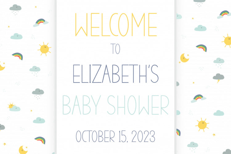 Welcome to our Baby Shower (24"x36")