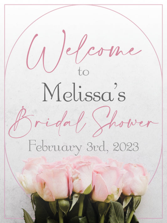 Bridal Shower Welcome (18"x24")