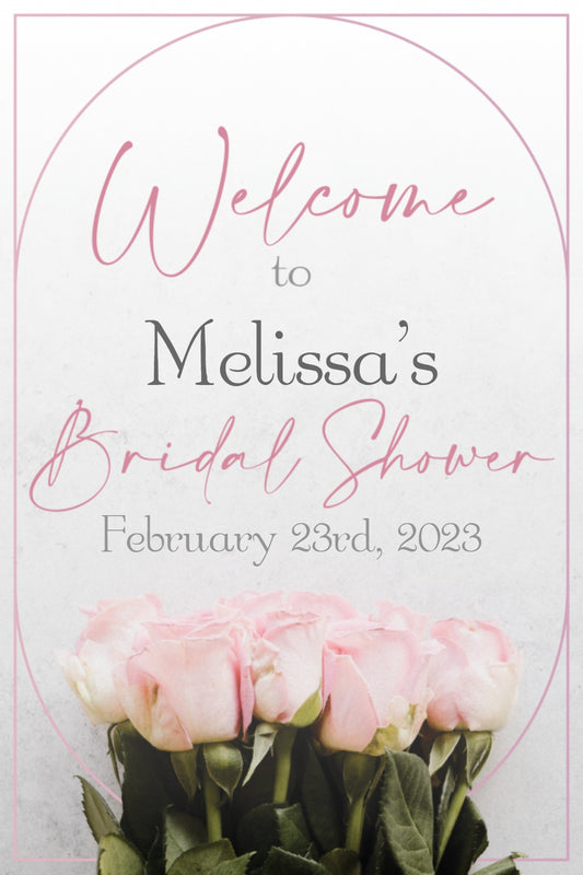 Bridal Shower Welcome (24"x36")