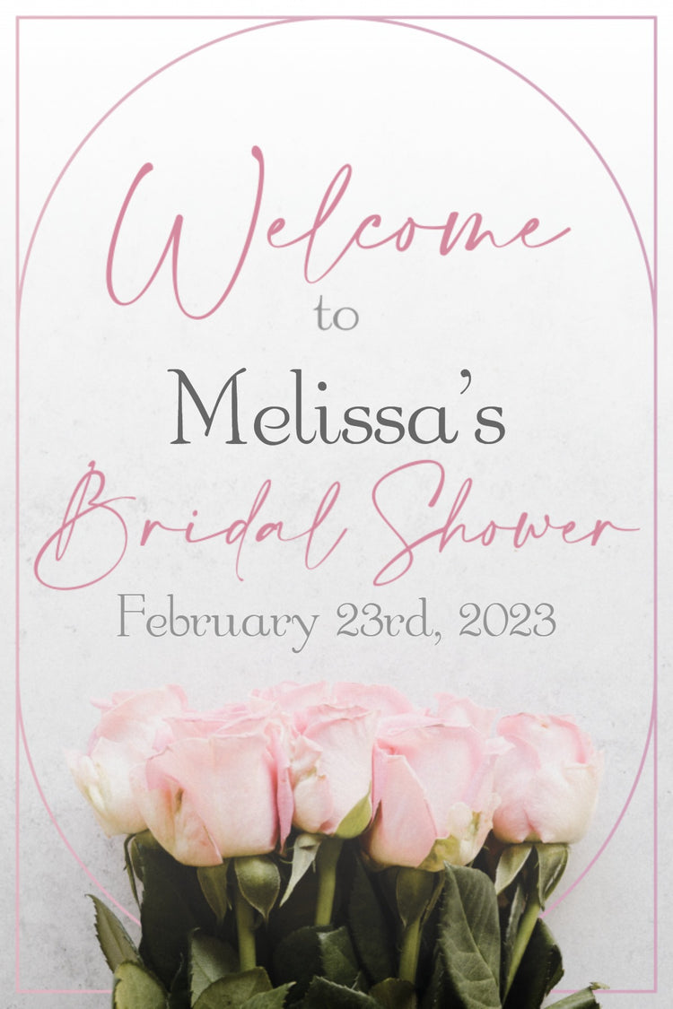 Bridal Shower Welcome (24"x36")