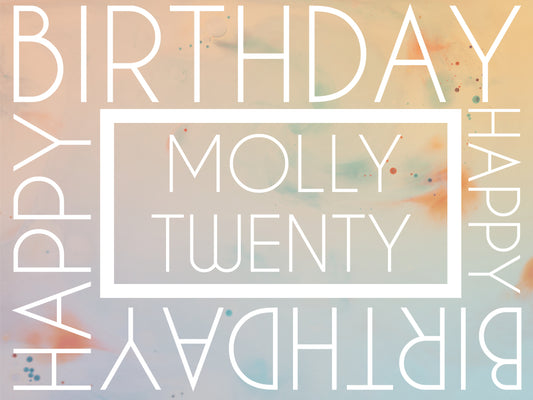 Contemporary Birthday