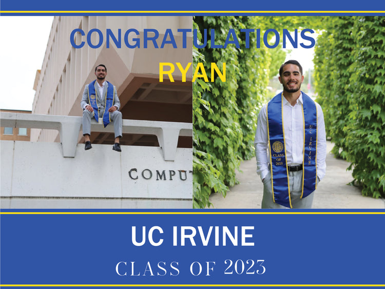 Two Photo Grad Sign