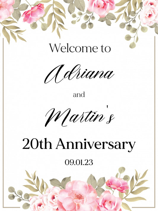 Easel Signs - Anniversary
