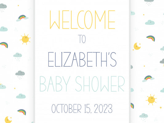 Welcome to our Baby Shower (18"x24")