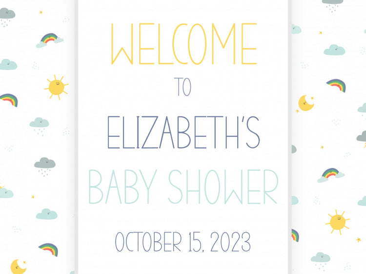 Welcome to our Baby Shower (18"x24")