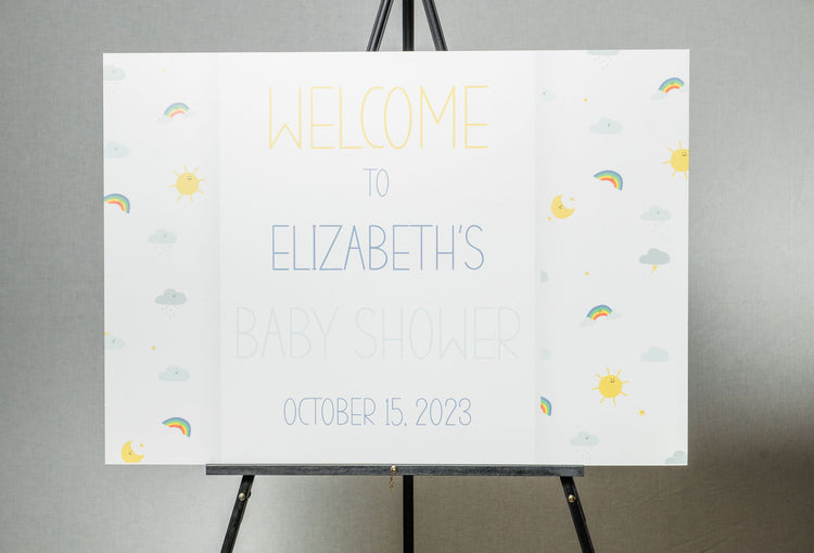 Welcome to our Baby Shower (24"x36")